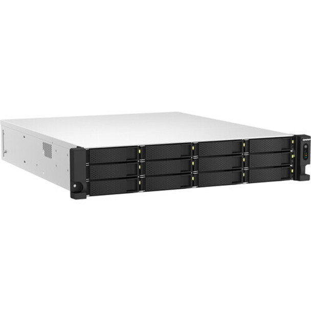 QNAP 12+6-Bay Nas (No Disk) Xeon 4-Core 3.4Ghz - 16GB - 10GBrj45(2) - 2.5GBe(2) - Rpsu - 3Yr Main Product Image