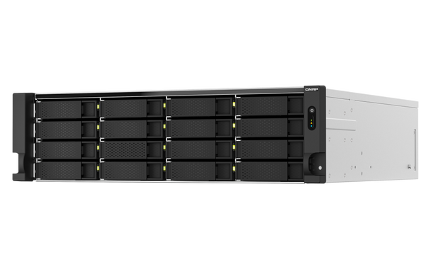 QNAP 16+6-Bay Nas (No Disk) Xeon 6-Core 2.9Ghz - 32GB - 10GBe Rj45(2) - 2.5GBe(2) - Rpsu - 3Yr Main Product Image