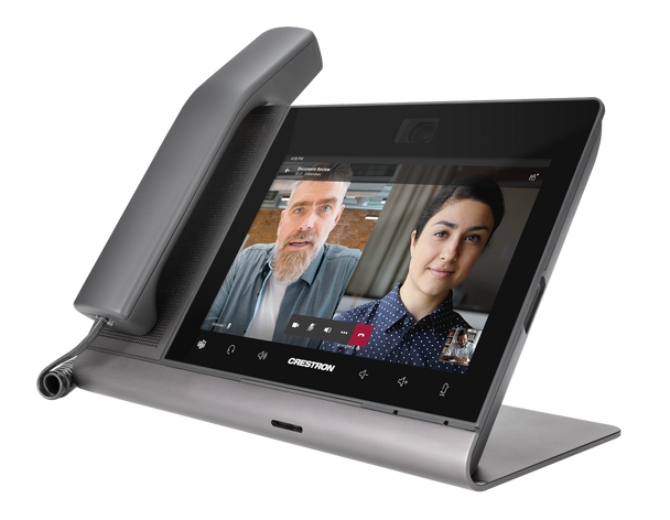 Crestron Flex P8-T-I - 8in Video Desk Phone With Handset - Microsoft Teams Software Main Product Image