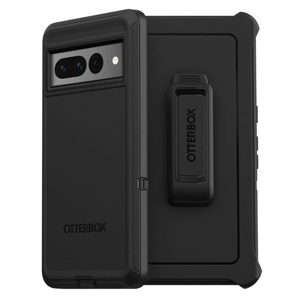 OtterBox Google Pixel 7 Pro (6.7in) Defender Series Case - Black (77 - 89546) - 4X Military Standard Drop Protection - Multi - Layer - Included Holster - Rugged Product Image 3