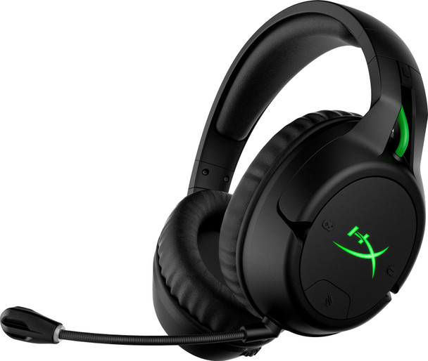 HyperX CloudX Flight - Wireless Gaming Headset (Black-Green) - Xbox Main Product Image