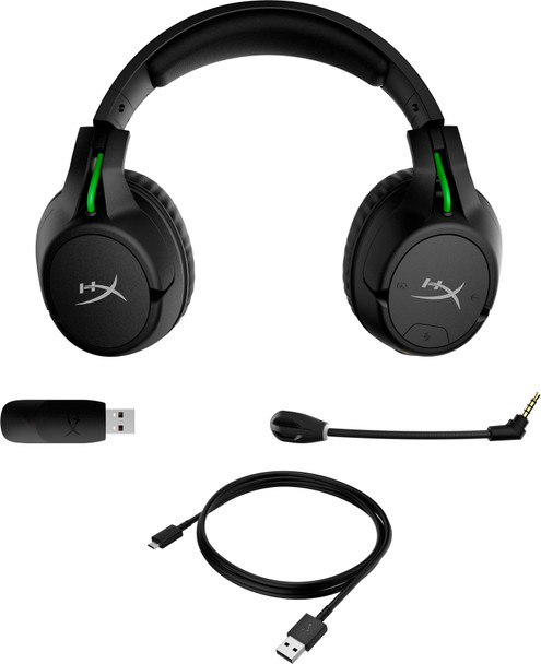 HyperX CloudX Flight - Wireless Gaming Headset (Black-Green) - Xbox Product Image 5