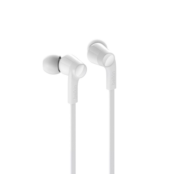 Belkin Rockstar Headphones Wired In-ear Calls/Music White Main Product Image