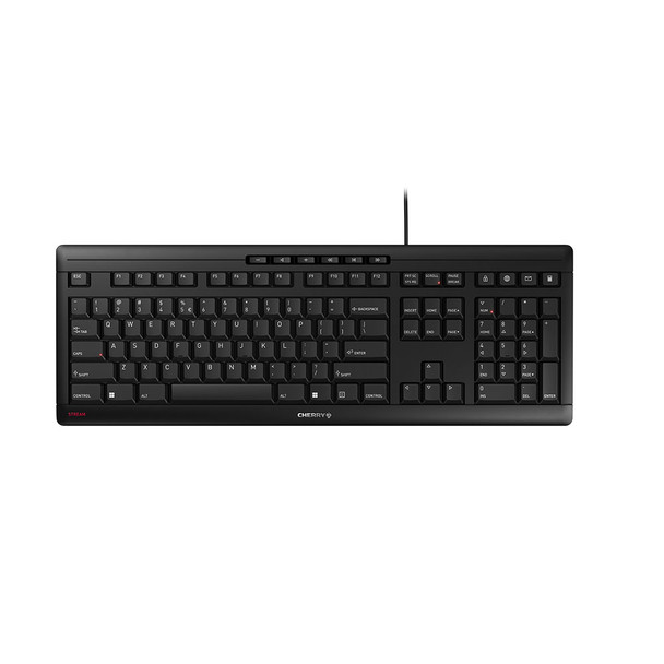 CHERRY STREAM keyboard USB QWERTY English Black Main Product Image