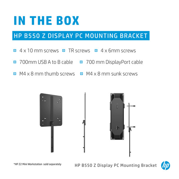HP B550 PC Mounting Bracket Product Image 4