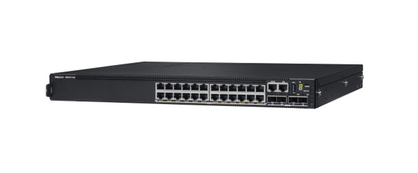 Dell N2224PX-ON Managed L3 Gigabit Ethernet (10/100/1000) Power over Ethernet (PoE) 1U Black Product Image 2