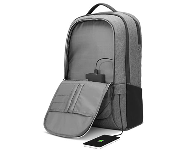 Lenovo 4X40X54260 notebook case 43.9 cm (17.3in) Backpack Charcoal - Grey Product Image 4