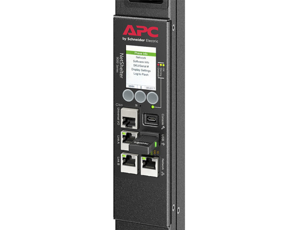 APC APDU9981EU3 power distribution unit (PDU) 24 AC outlet(s) 0U Black Product Image 3