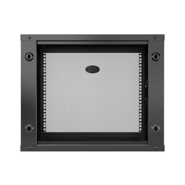 APC NetShelter WX 9U Single Hinged Wall-mount Enclosure 600mm Deep Wall mounted rack Black Product Image 4