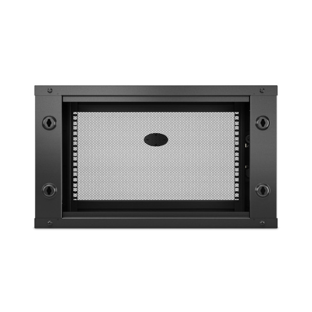 APC NetShelter WX 6U Single Hinged Wall-mount Enclosure 400mm Deep Wall mounted rack Black Product Image 4