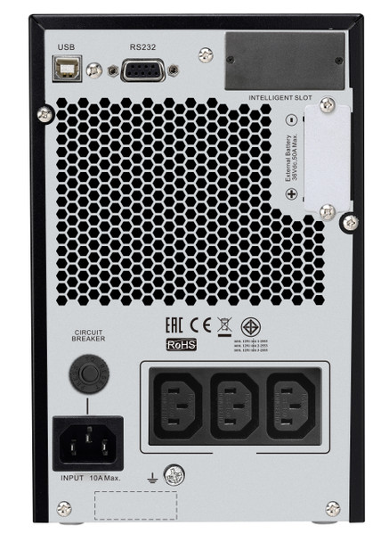 APC SRV1KIL uninterruptible power supply (UPS) Double-conversion (Online) 1 kVA 800 W 3 AC outlet(s) Product Image 2