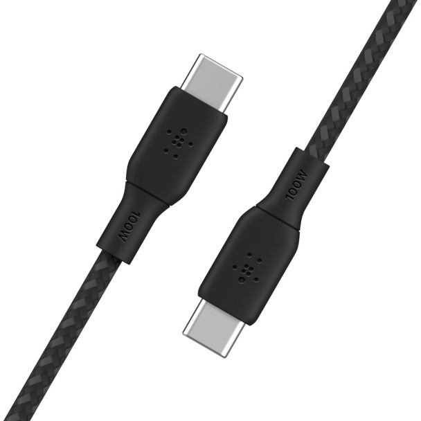 Belkin BOOST CHARGE USB cable 2 m USB 2.0 USB C Black Product Image 4