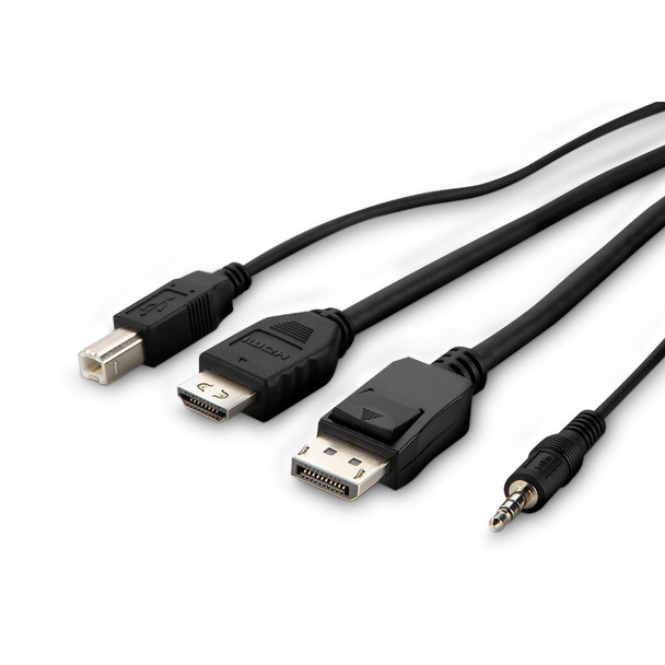 Belkin F1DN2CC-DHPP-6 KVM cable Black 1.8 m Product Image 2