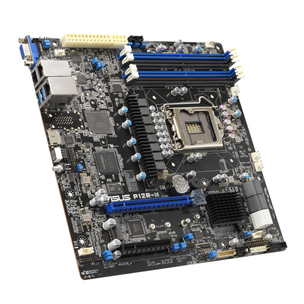 Asus P12R-M Intel C252 LGA 1200 micro ATX Product Image 2