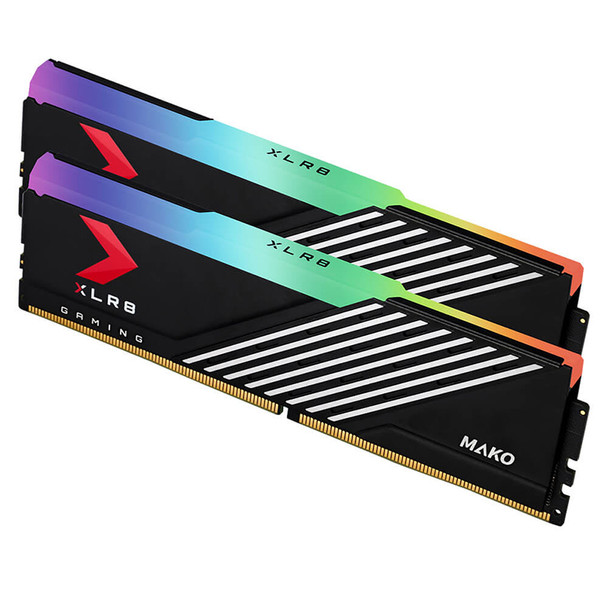 PNY XLR8 RGB 32GB (2x16GB) DDR5 UDIMM 6000MHz Memory - Black Product Image 2