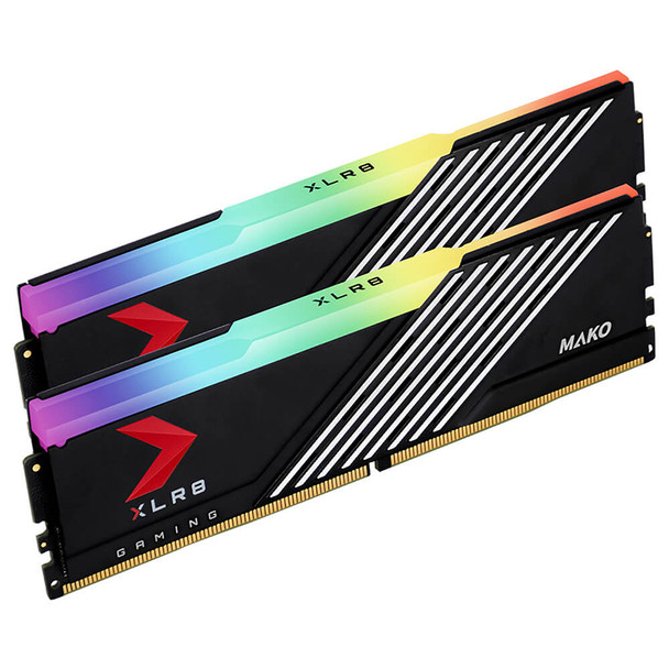 PNY XLR8 RGB 32GB (2x16GB) DDR5 UDIMM 6000MHz Memory - Black Product Image 3