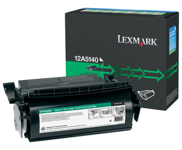 Lexmark Optra T High Yield Factory Reconditioned Print Cartridge Main Product Image