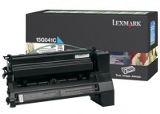 Lexmark 15G041C toner cartridge 1 pc(s) Original Cyan Main Product Image