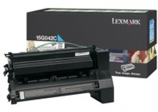 Lexmark 15G042C toner cartridge 1 pc(s) Original Cyan Main Product Image