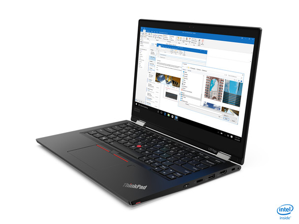 Lenovo ThinkPad L13 Yoga i5-1135G7 Hybrid (2-in-1) 33.8 cm (13.3in) Touchscreen Full HD Intel Core i5 8 GB DDR4-SDRAM 512 GB SSD Wi-Fi 6 (802.11ax) Windows 10 Pro Black Product Image 3
