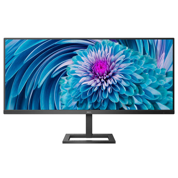 Philips E Line 345E2AE/75 LED display 86.4 cm (34in) 3440 x 1440 pixels Wide Quad HD LCD Black Main Product Image