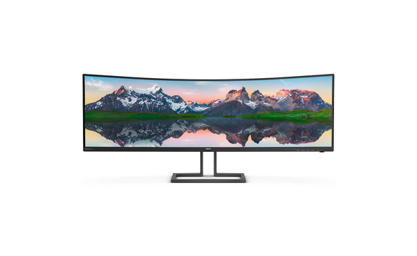 Philips 498P9Z/75 computer monitor 124 cm (48.8in) 5120 x 1440 pixels UltraWide Dual Quad HD LCD Black Main Product Image