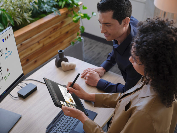 Microsoft Surface Pro Signature Keyboard with Fingerprint Reader Black Microsoft Cover port Product Image 3