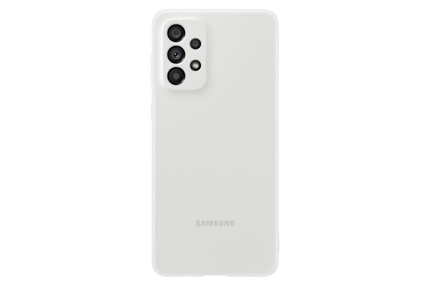 Samsung Galaxy A73 5G Silicone Cover White Main Product Image