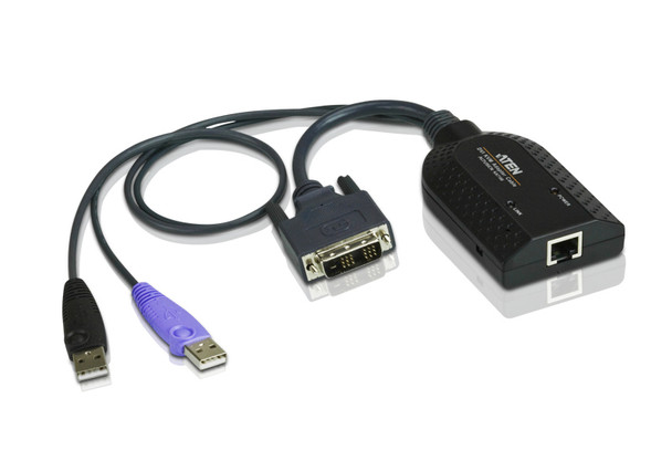 ATEN USB - DVI to Cat5e/6 KVM Adapter Cable (CPU Module) Main Product Image