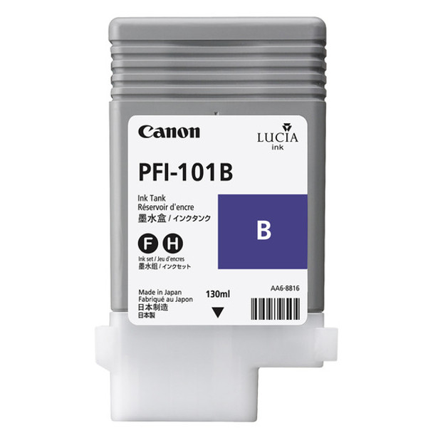 Canon PFI-101B ink cartridge 1 pc(s) Original Blue Main Product Image