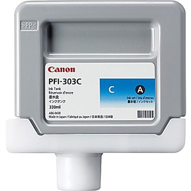 Canon PFI-303C ink cartridge Original Cyan Main Product Image