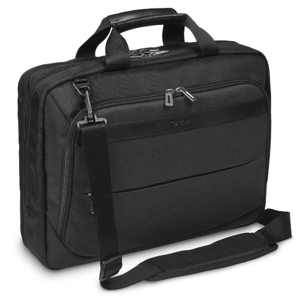 Targus CitySmart notebook case 39.6 cm (15.6in) Briefcase Black - Grey Main Product Image