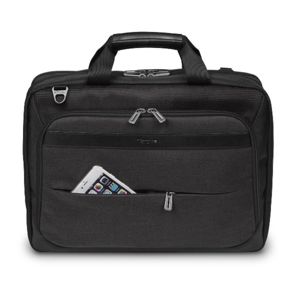 Targus CitySmart notebook case 39.6 cm (15.6in) Briefcase Black - Grey Product Image 3