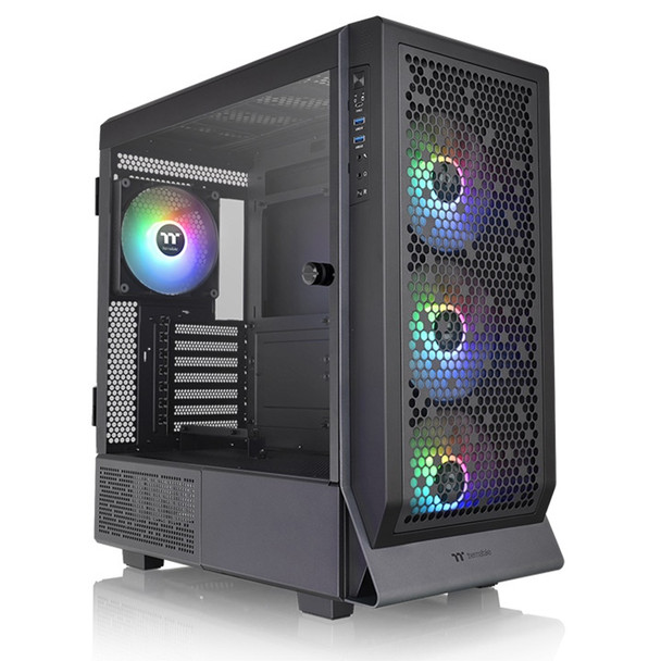 Thermaltake Ceres 500 TG ARGB Tempered Glass Mid-Tower E-ATX Case - Black Main Product Image