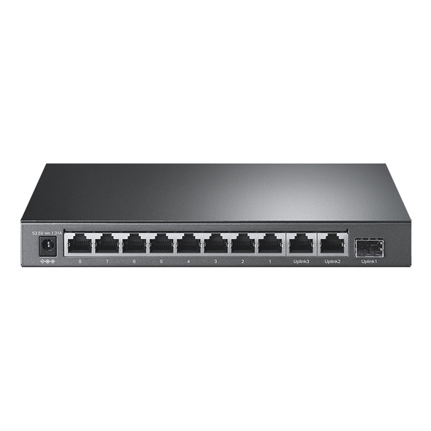 TP-Link TL-SL1311P 8-Port PoE+ 100Mbps + 3-Port Gigabit Unmanaged Desktop Switch Product Image 2