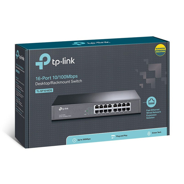 TP-Link TL-SF1016DS 16-Port 10/100Mbps Switch Product Image 4