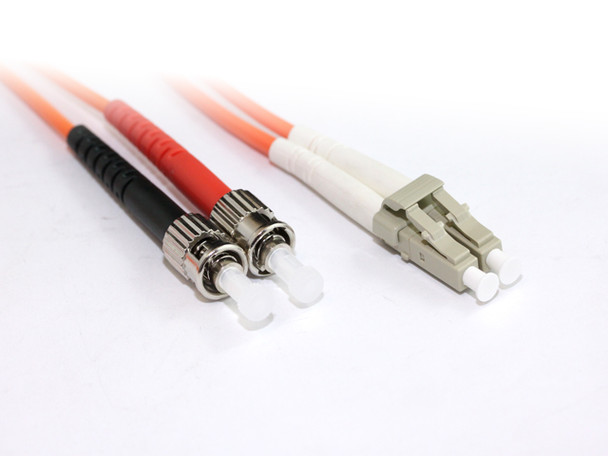 Product image for 20M LC-ST OM1 Multimode Duplex Fibre Optic Cable | AusPCMarket Australia