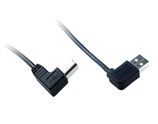 Product image for 2M USB 2.0 R/A AM To R/A BM Cable | AusPCMarket Australia