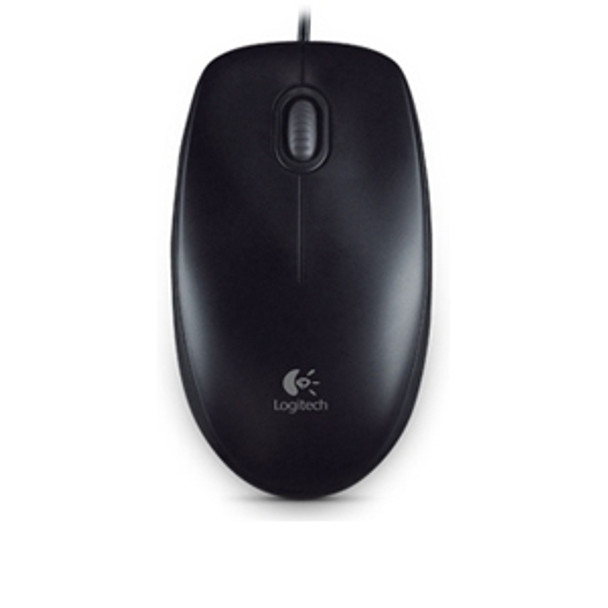 Product image for Logitech B100 Optical USB Black Mouse | AusPCMarket Australia