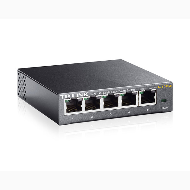 Product image for TP-Link TL-SG105E - 5-Port Gigabit Easy Smart Switch | AusPCMarket Australia