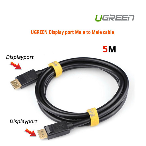 Product image for 5m DP male to male cable | AusPCMarket Australia