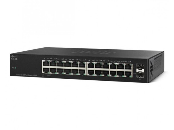 Product image for Cisco SG112-24 COMPACT 24-port Gig Switch-2 Mini-GBIC Ports | AusPCMarket Australia