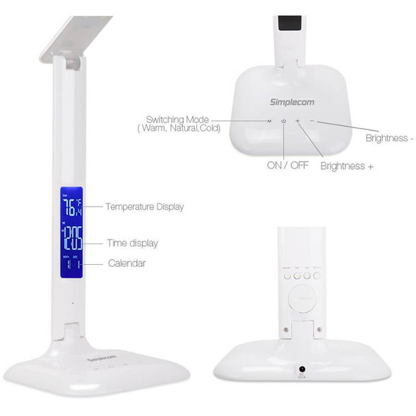 Simplecom EL808 Dimmable Touch Control LED Desk Lamp Product Image 4