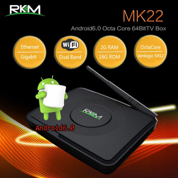 Product image for RKM MK22 Octa Core 4K Android 6.0 mini PC 2G/16G, wifi, BT4.0 | AusPCMarket Australia