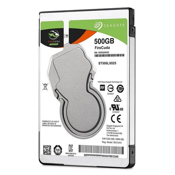 Seagate 500GB 2.5in SSHD Laptop Firecuda Product Image 3