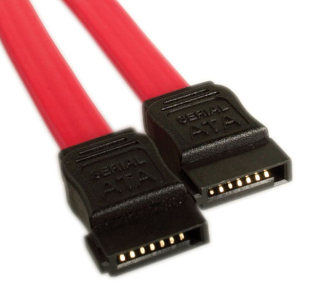 Product image for Astrotek SATA Data Cable 50cm 7 pins to 7 pins Straight 26AWG Red | AusPCMarket Australia