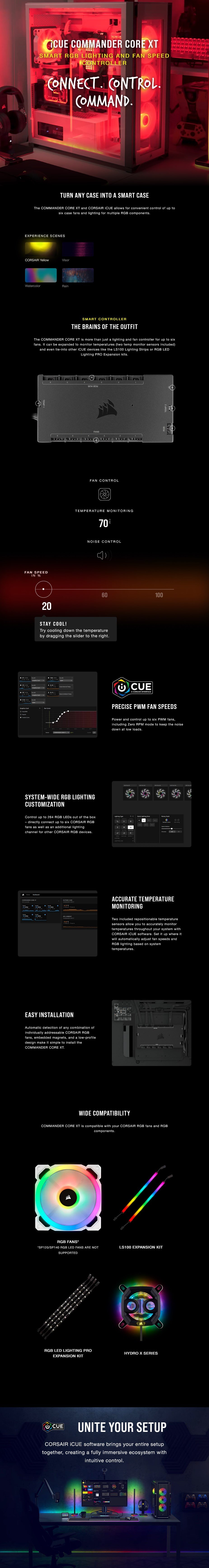 Corsair iCue Commander Core XT