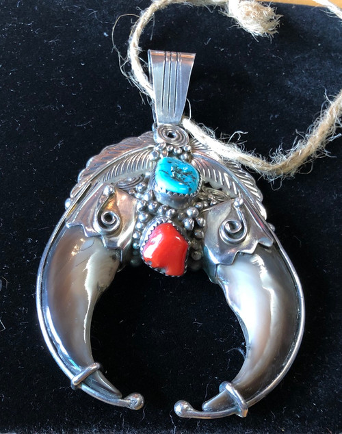Double Bear Claw Pendant Double Bear Claw Pendant