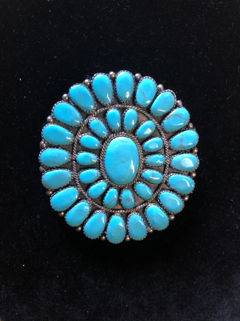 Turquoise Cluster Belt Buckle. Turquoise Cluster Belt Buckle.