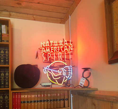 Neon Cigarette sign.